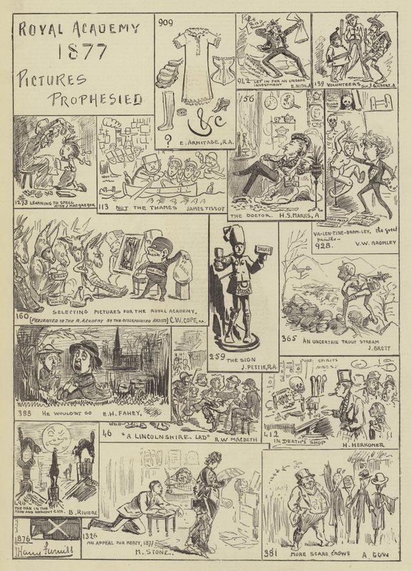 Akademia Królewska 1877, Obrazy przepowiedziane autorstwa Edward A. Armitage