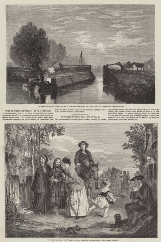 Wystawa Nowego Towarzystwa Malarzy Akwarelowych autorstwa Edward Duncan