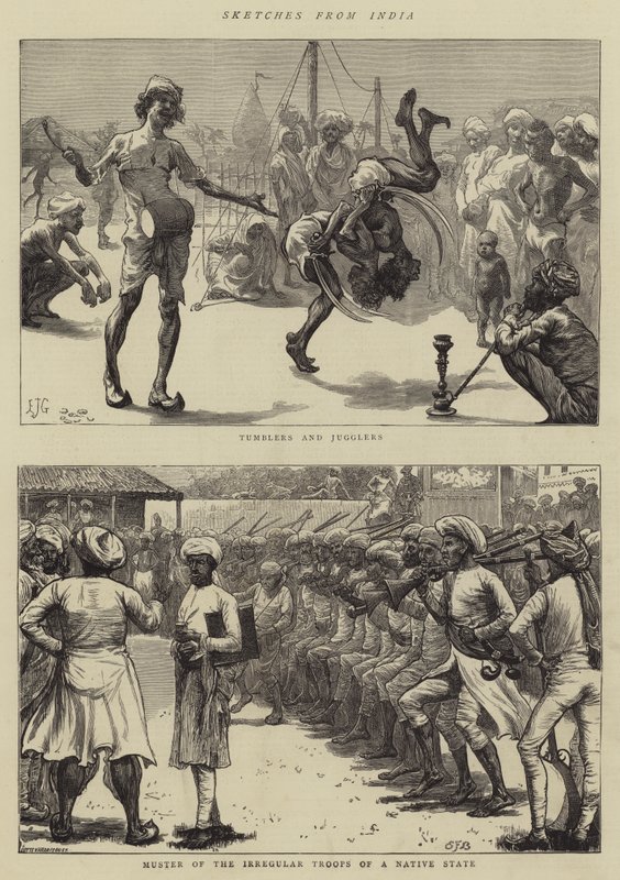 Szkice z Indii autorstwa Edward John Gregory