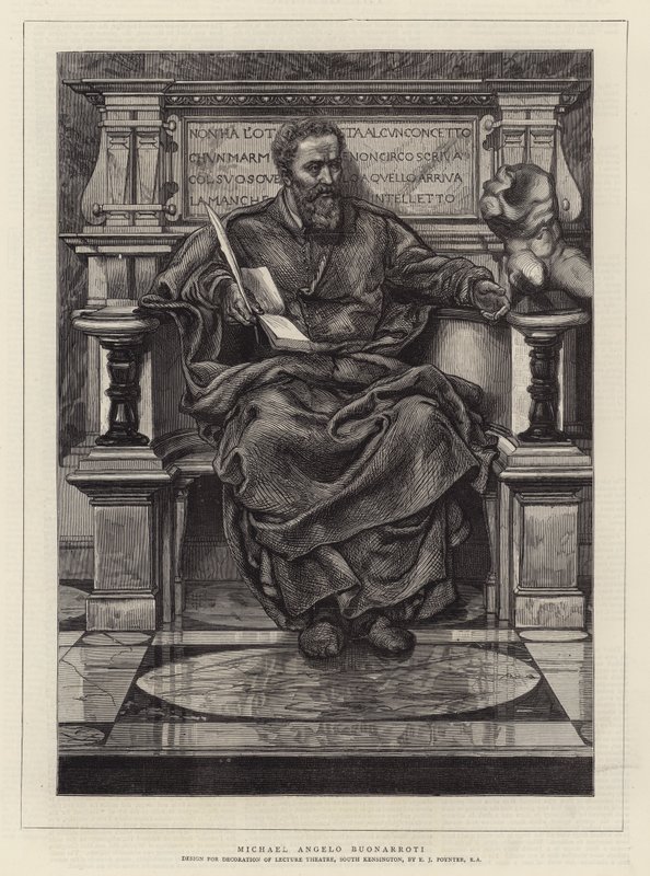 Michał Angelo Buonarroti autorstwa Edward John Poynter