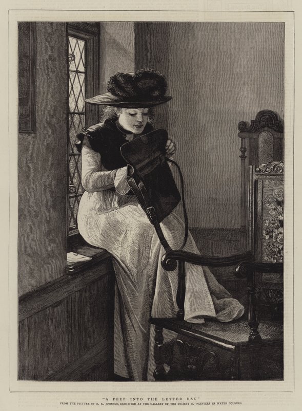 Zaglądanie do torby na listy autorstwa Edward Killingworth Johnson