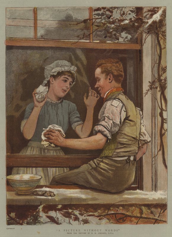 Obraz bez słów (chromolitho) autorstwa Edward Killingworth Johnson