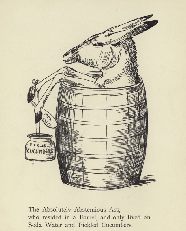 Absolutnie wstrzemięźliwy tyłek autorstwa Edward Lear