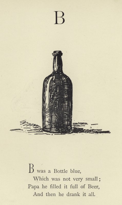 Litera B autorstwa Edward Lear