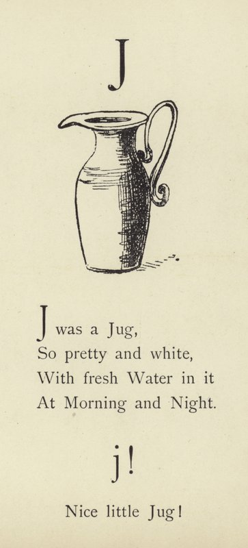 Litera J autorstwa Edward Lear