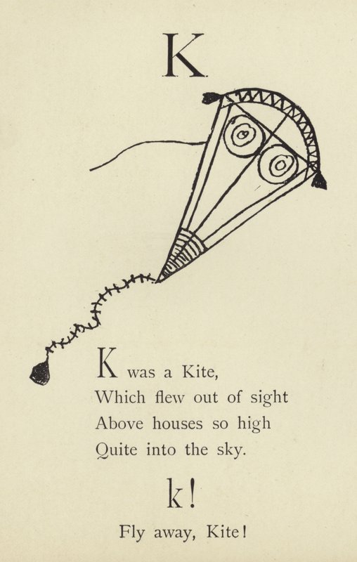 Litera K autorstwa Edward Lear
