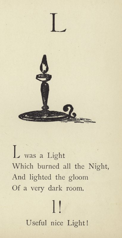 Litera L autorstwa Edward Lear
