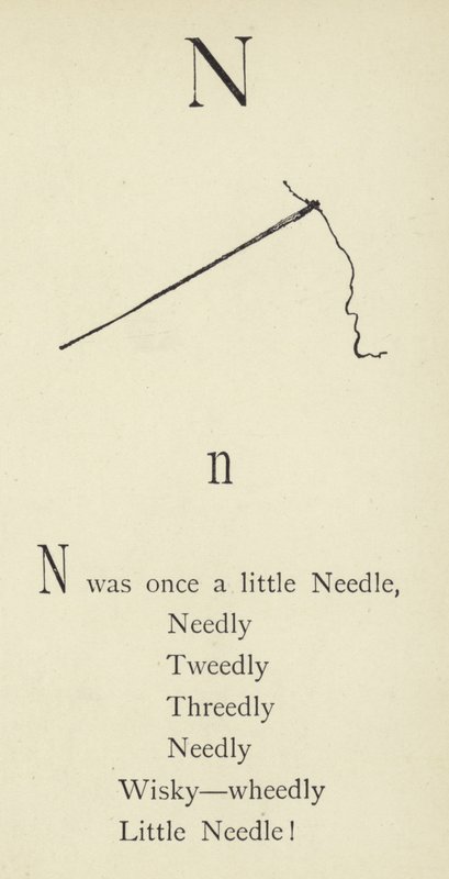 Litera N autorstwa Edward Lear