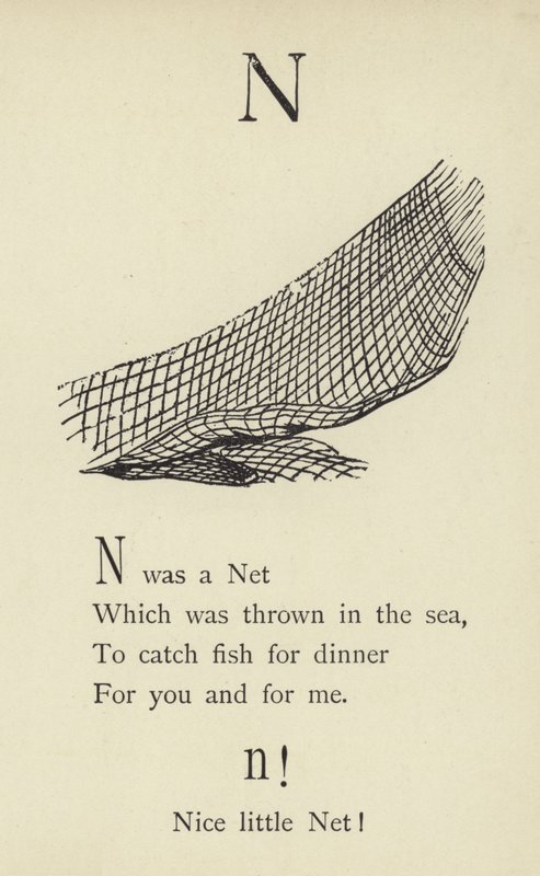 Litera N autorstwa Edward Lear