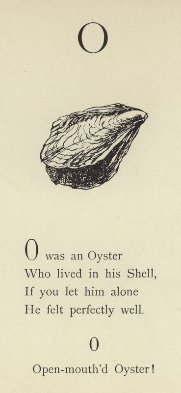 Litera O autorstwa Edward Lear