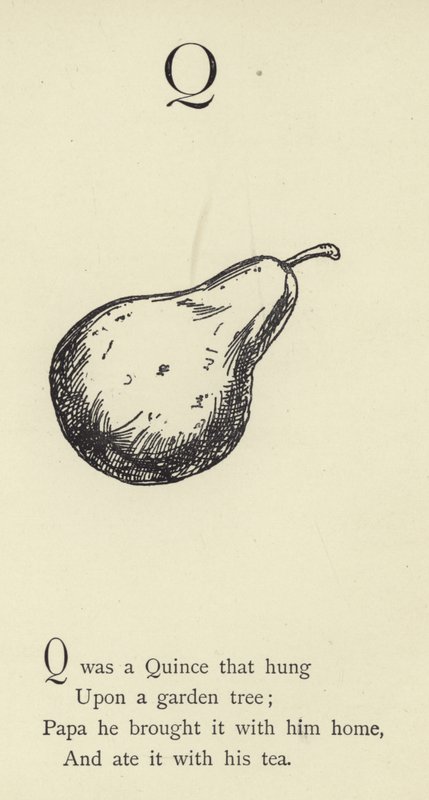 Litera Q autorstwa Edward Lear