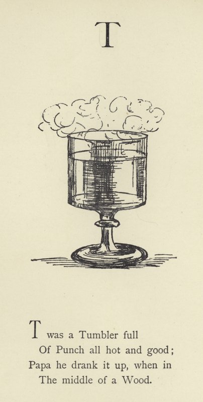 Litera T autorstwa Edward Lear