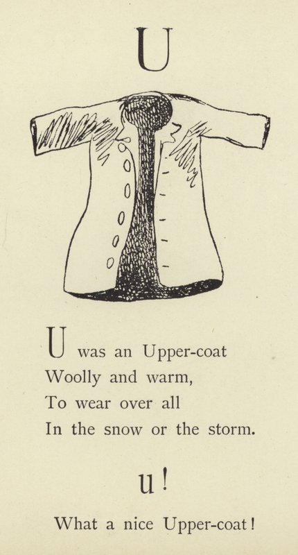 Litera U autorstwa Edward Lear