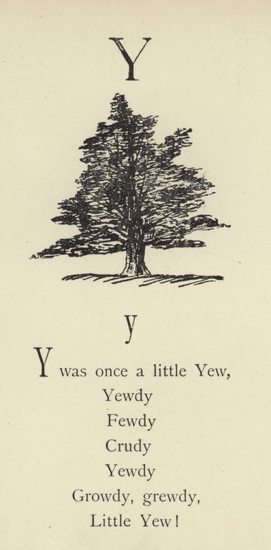 Litera y autorstwa Edward Lear