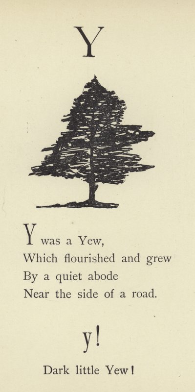 Litera Y autorstwa Edward Lear