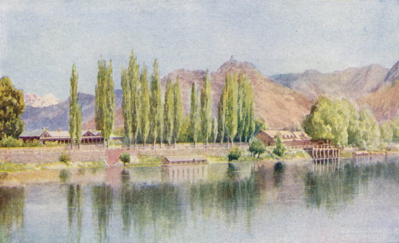 Rezydencja i klub, Srinagar autorstwa Edward Mary Joseph Molyneux