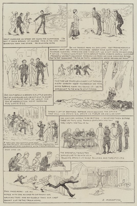 Nasza piesza wycieczka autorstwa Edward Morant Cox