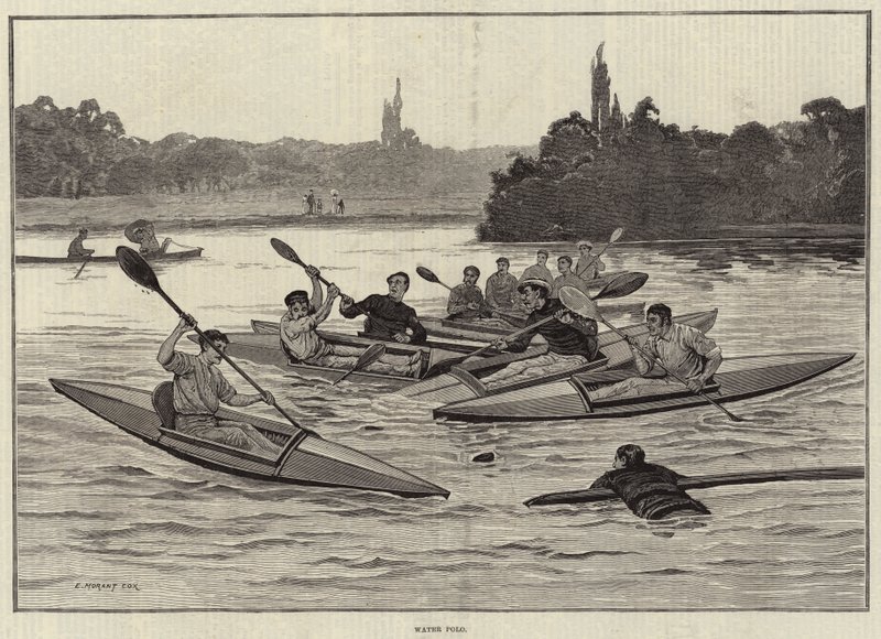 Wodne polo autorstwa Edward Morant Cox