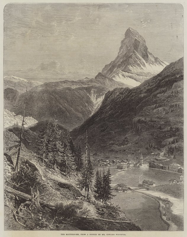 Matterhorn autorstwa Edward Whymper