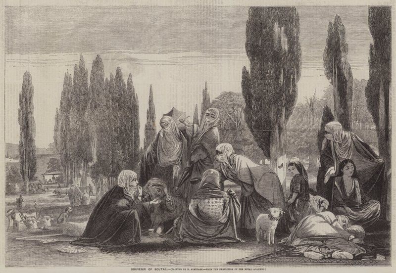 Pamiątka Scutari autorstwa Edward A. Armitage