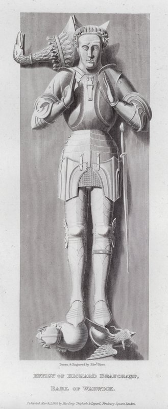 Wizerunek Richarda Beauchampa, hrabiego Warwick (grafika) autorstwa Edward Blore