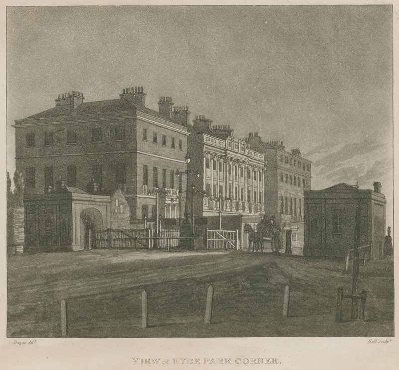 Hyde Park Turnpike, Hyde Park Corner, Londyn autorstwa Edward Dayes