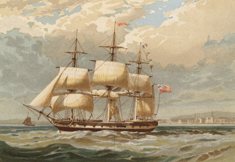 Zewnętrzna granica, w Tamizie przy Gravesend autorstwa Edward Duncan