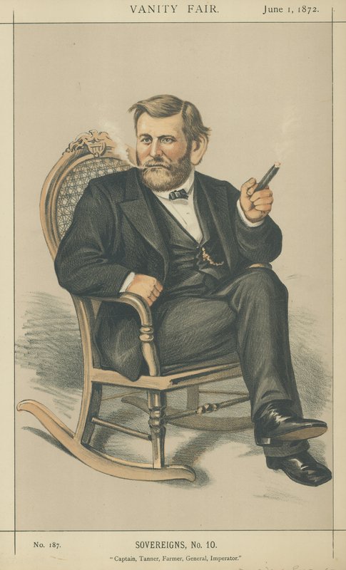 Generał Ulysses S Grant autorstwa Edward Frederick Brewtnall