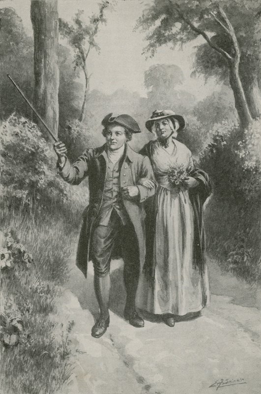 Rzadka Kate Blake i jej William (litografia) autorstwa Edward Frederick Skinner