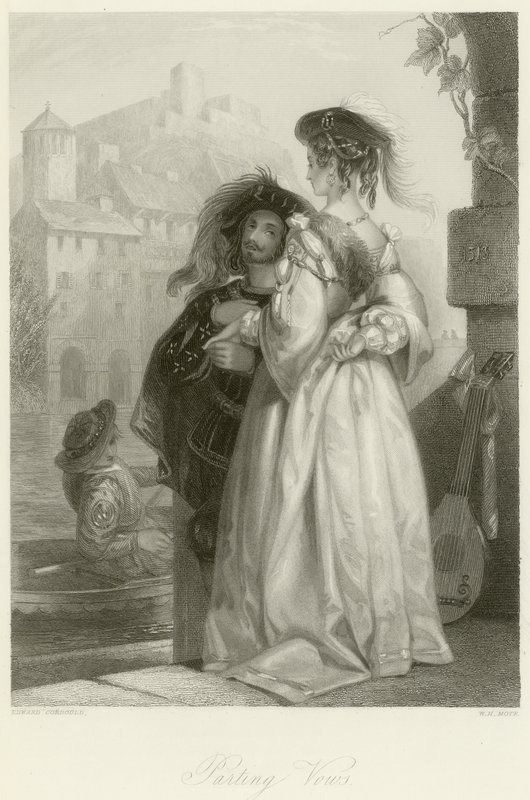 Pożegnalne przysięgi autorstwa Edward Henry Corbould