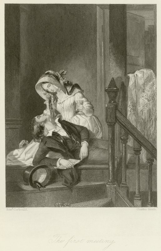 Pierwsze spotkanie autorstwa Edward Henry Corbould