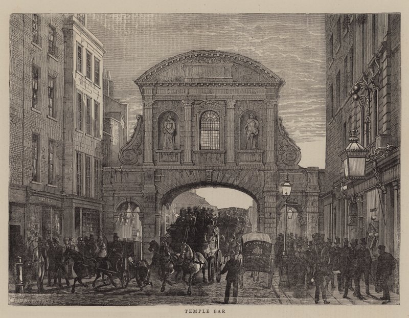 Temple Bar autorstwa Edward Henry Fahey