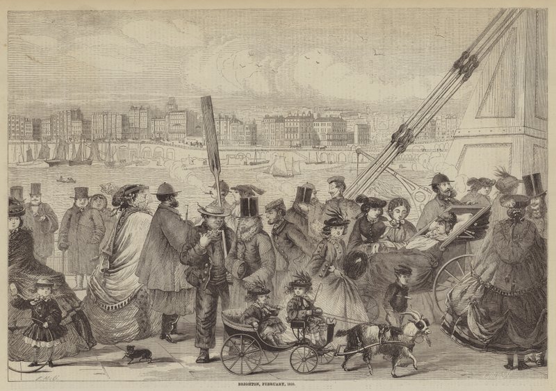 Brighton, luty 1859 autorstwa Edward Hull
