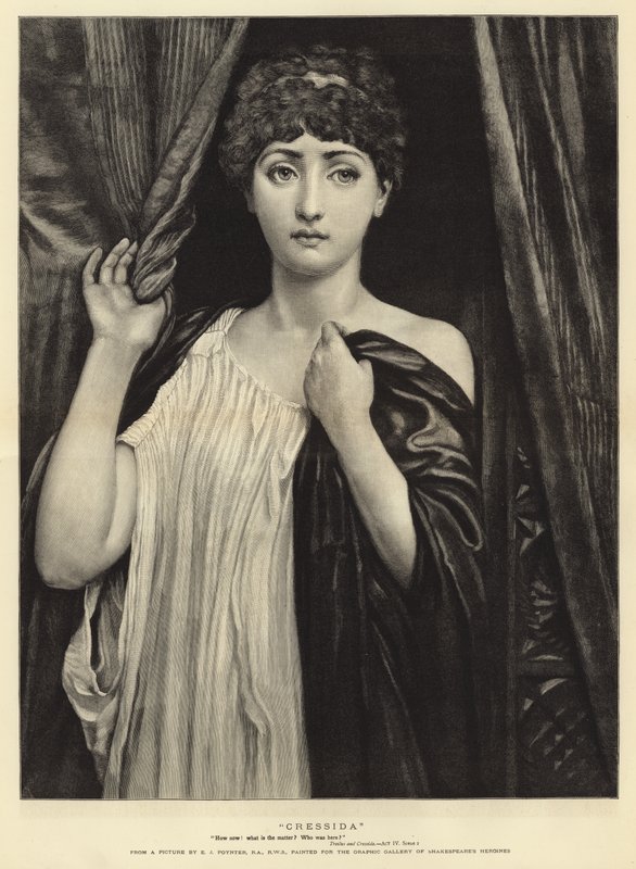 Cressida (grawerowanie) autorstwa Edward John (after) Poynter