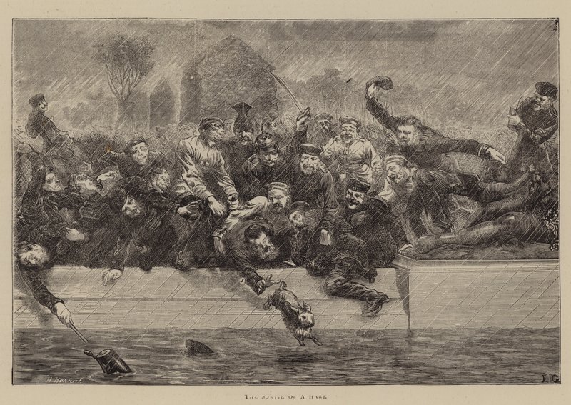 Przylot zająca autorstwa Edward John Gregory
