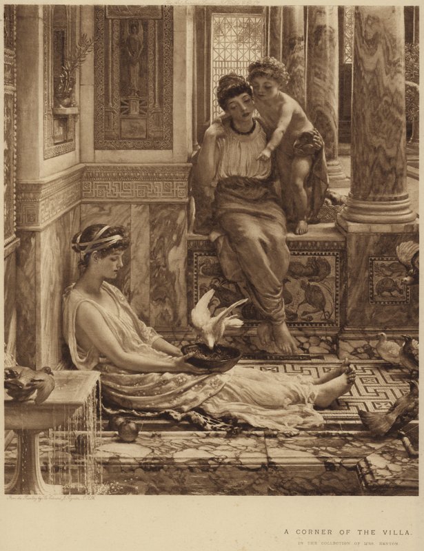 Zakątek willi autorstwa Edward John Poynter
