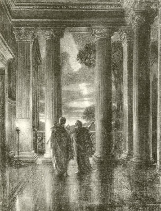 Idy marcowe (grawiura) autorstwa Edward John Poynter