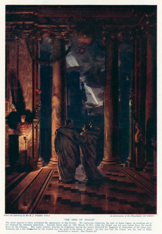 Idy marcowe 44 pne (kolor lito) autorstwa Edward John Poynter
