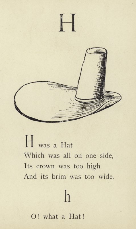 Litera H autorstwa Edward Lear
