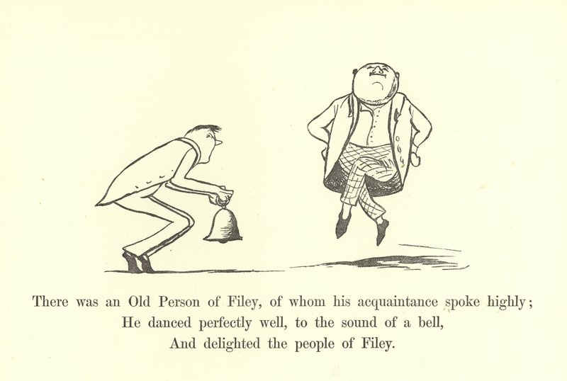 Był tam stary człowiek z Filey, o którym jego znajomy bardzo się wypowiadał autorstwa Edward Lear