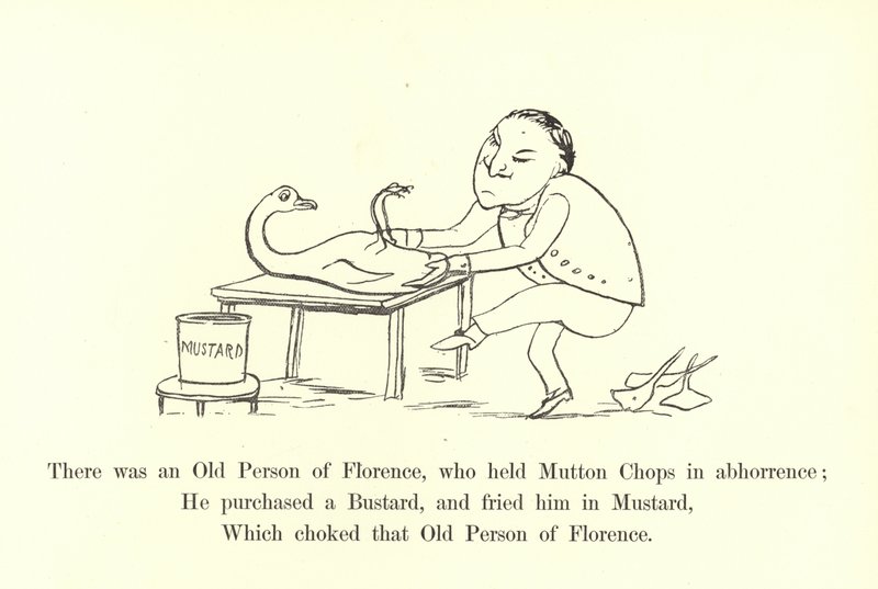 Był stary człowiek z Florencji, który brzydził się kotletami baranimi autorstwa Edward Lear