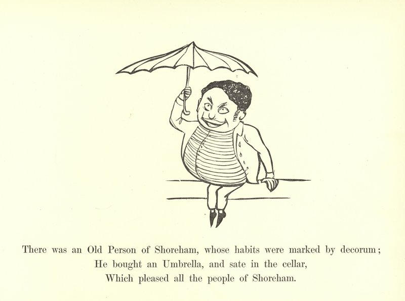 W Shoreham żył Stara Osoba, której zwyczaje naznaczone były decorum autorstwa Edward Lear