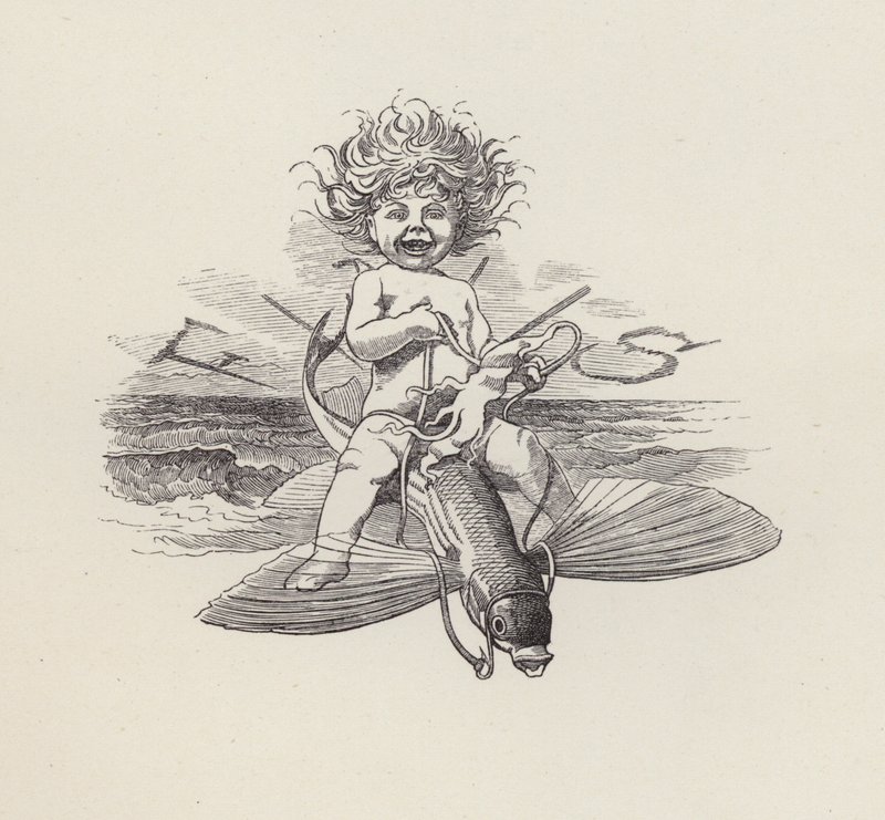 Ilustracja do The Water-Babies autorstwa Charlesa Kingsleya (grafika) autorstwa Edward Linley (after) Sambourne