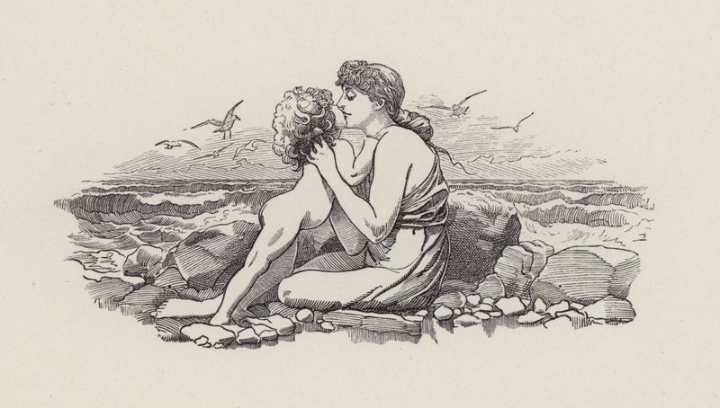 Ilustracja do The Water-Babies autorstwa Charlesa Kingsleya (grafika) autorstwa Edward Linley (after) Sambourne