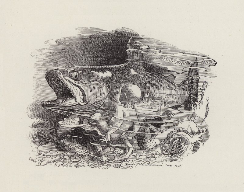 Ilustracja do The Water-Babies autorstwa Charlesa Kingsleya (grafika) autorstwa Edward Linley (after) Sambourne