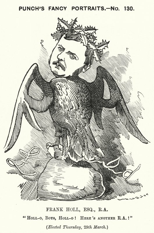 Kreskówka dziurkacza: (grawerowanie) autorstwa Edward Linley (after) Sambourne