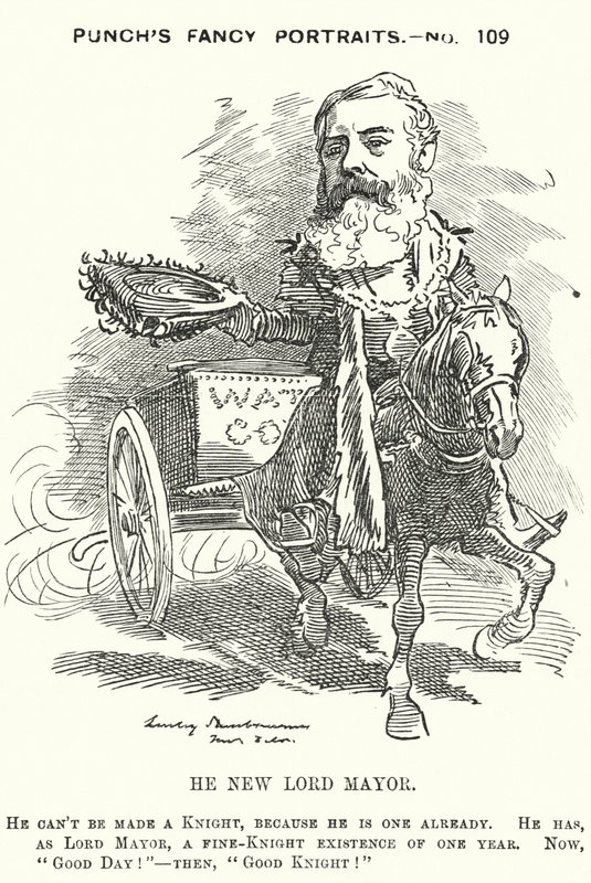Karykatura ponczowa: Sir Robert Fowler autorstwa Edward Linley (after) Sambourne