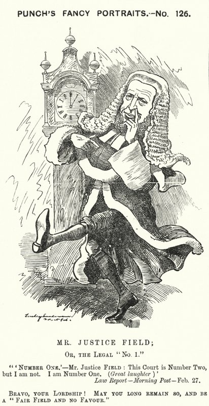 Karykatura: William Field autorstwa Edward Linley (after) Sambourne