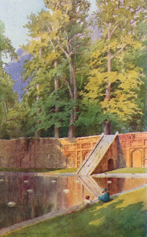 Taras Nishat Bagh autorstwa Edward Mary Joseph Molyneux