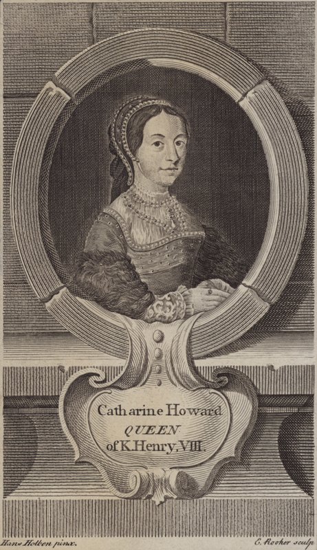 Katarzyna Howard, piąta żona króla Henryka VIII (grafika) autorstwa Edward Rooker